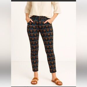 Pilcro Letterpress for Anthropologie Multicolor Boho Patterned Pants